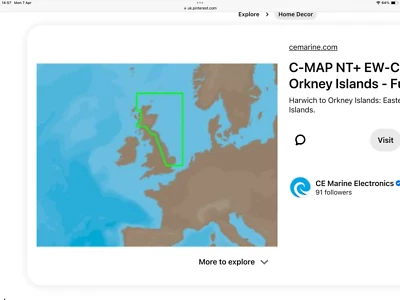 C MAP .NT+. 2009. HARWICH TO ORKNEY, ALL UK EAST COAST.   - Image 1 of 2