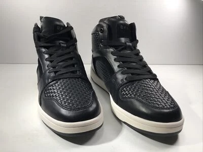 DKNY Men's Malone High Top Sneakers Shoes Black Size 9 SKU #4797 - Image 1 of 4