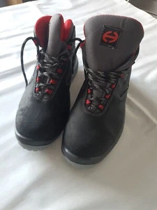 Heckel Suxxeed Lace Up Safety Boots UK8 Black/Grey - Picture 1 of 9