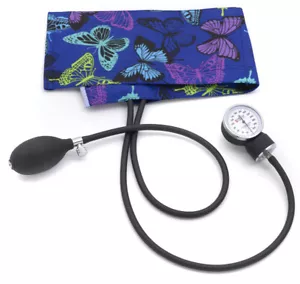 Prestige Medical Blutdruckmanschette, Schmetterlinge Navy - Bild 1 von 1