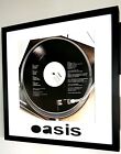 Oasis Framed Genuine Album Cover Artwork Live Forever Liam Gallagher-Laser Mount