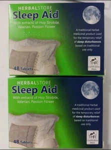 Sleep Aid Herbal Store 96 Tablets ( x2 48 Tablets) Sleeping Tablets