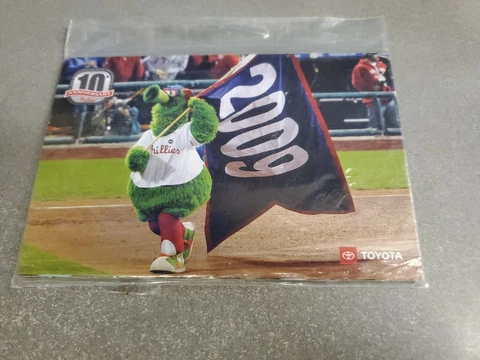 2009 Philadelphia Phillies 10th Anniversary SGA PostcarD NATIONAL LEAGUE CHAMPS Cover