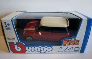 Mini Cooper S - Burago - Escala 1/43 Calle Fuego - Imagen 1 de 1