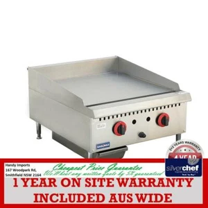 FED COMMERCIAL TWO BURNER NG GRIDDLE TOP GG-24 - Picture 1 of 1