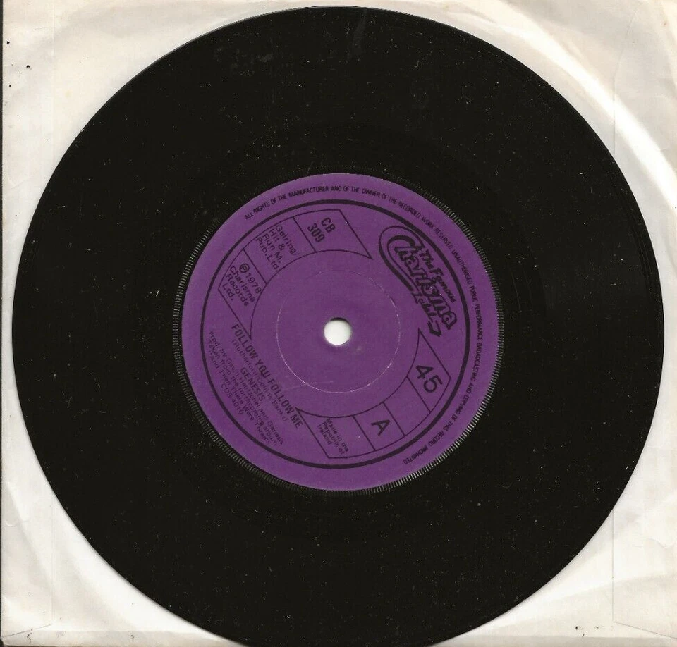 GENESIS FOLLOW YOU FOLLOW ME RARE VINYL SINGLE FROM REPUBLIC OF IRELAND - Image 1 of 1