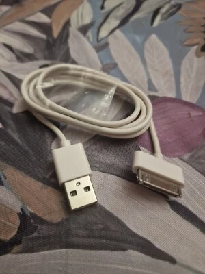 CAVO CARICABATTERIA PER APPLE IPHONE 4 IPAD 2/3 IPOD TOUCH 4 CAVETTO  USB - Immagine 1 di 2