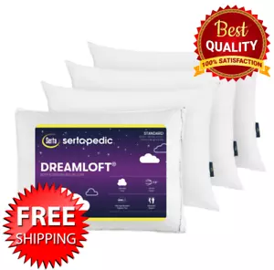 Sertapedic Dreamloft Bed Pillow, Standard Size (20"x26") 4 Pack - Picture 1 of 7
