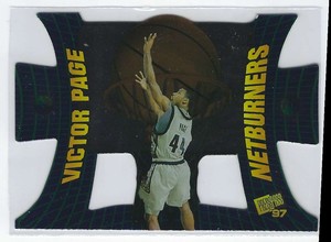 1997-98 Press Pass Net Burners Victor Page #NB28 Tw4247