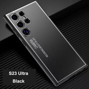 Metall Hülle Für Samsung Galaxy S25 Ultra S24 S23 Handy Schutz Etui Case Tasche - Bild 1 von 18