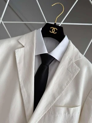 $3455 ABRIGO CHAQUETA BLAZER ERMENEGILDO Z Z Z ZEGNA CITY 100% LINO TALLA: 52 W007 Foto 1 de 4