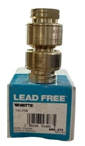 New Watts 1/4 LFN9 Water Technologies Backflow Preventer 1/4" F X F - Picture 1 of 1
