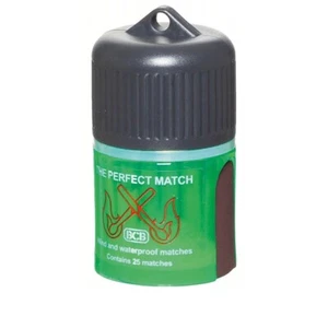 25 Stück wasserfeste Sturmstreichhölzer BCB - Brenndauer ca. 10 Sekunden - Bild 1 von 6