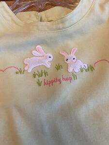 Gymboree 4T Bunny Shirt Easter Spring Hippity Hop Green GUC