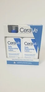Cerave feuchtigkeitsspendende Lotion Gesicht & Körperlotion für trockene Haut 12 Unzen jede 2er-Packung - Bild 1 von 4