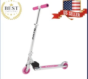 Razor A Kick Scooter Chrome Pink Lightweight, Foldable, Aluminum Frame BRAND NEW - Picture 1 of 6