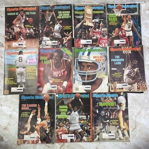 Sport Illustrated 1984 Magazines Set of 11 Issues Basketball & Football - Picture 1 of 16