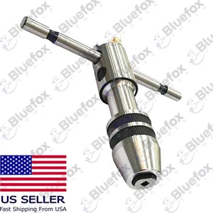 Neu T-Gewindebohrer Schraubenschlüssel 1/16" bis 5/32" (1,5 bis 4 mm) Ratsche Stil T-Griff Gewindeschneiden - Bild 1 von 3