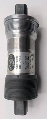 Shimano Sealed Cartridge Bottom Bracket English Square 73x113mm Road/MTB BB-UN52 - Image 1 of 4