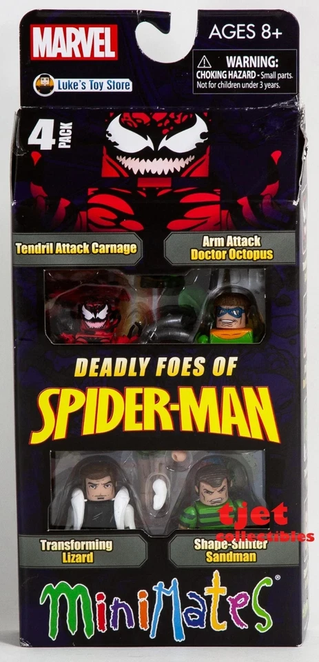 Marvel Minimates Deadly Foes of Spider-Man Paquete de 4 DST 2014 Exclusivo NUEVO Foto 1 de 1