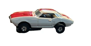 Vintage Aurora T Jet Ho Scale Slotcar Pontiac Firebird weiß & rot ungetestet - Bild 1 von 11