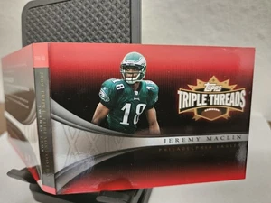 2009 Topps Triple Threads Twenty-Four Jeremy Maclin Game Used Relic Booklet RC - Picture 1 of 6