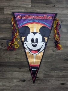 Disneyana Convention 90’s Large Flag Pennant Banner Prop 27”x 39” Conventionear - Bild 1 von 6