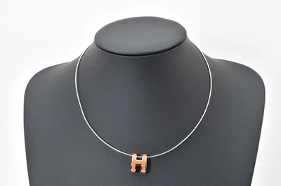 Hermes Pop Ash H Colgante Naranja Plata Caja Hecho en Francia Foto 1 de 4