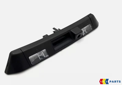 NEW GENUINE AUDI TT TRUNK BOOT HANDLE AND LED NUMBER PLATE LIGHTS SATIN BLACK - Image 1 of 4