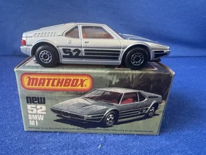 Matchbox BMW M1 No.52 with Box Made In England - Picture 1 of 11