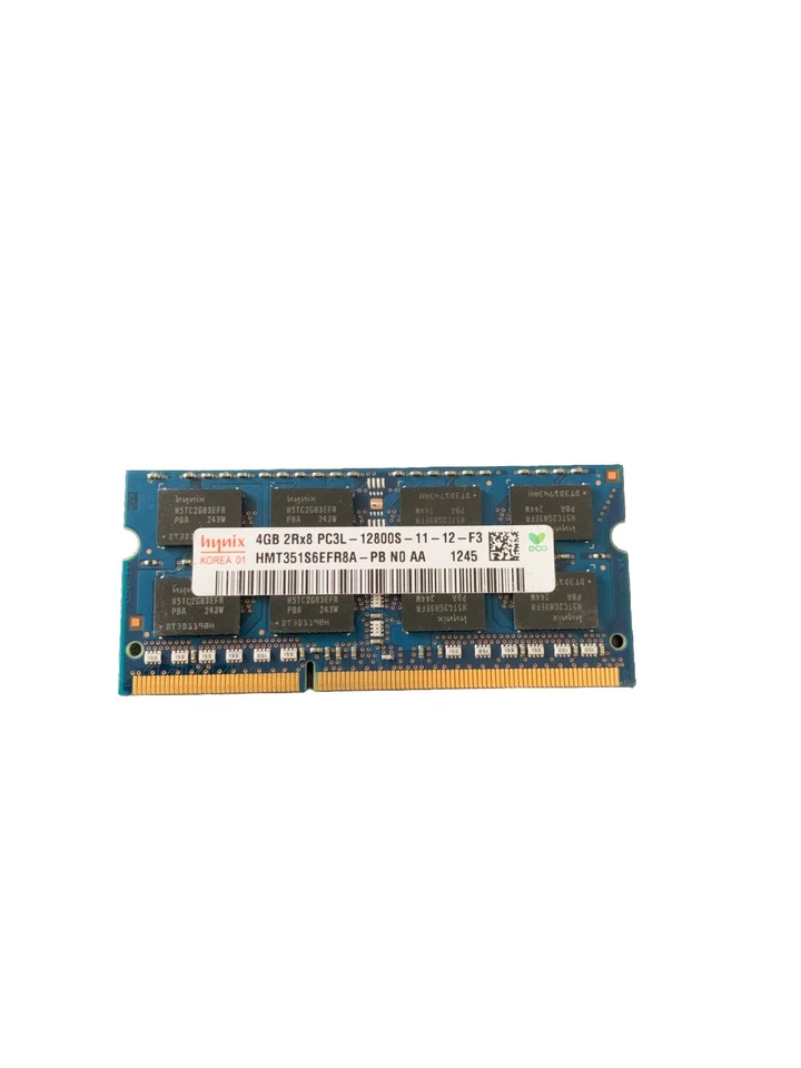 HYNIX 4GB 2RX8 PC3L 12800S 11-12-F3 HMT351S6EFR8A-PB N0 AA - Immagine 1 di 1