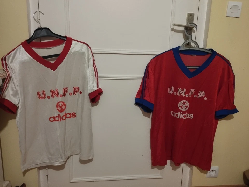 Maillot football UNFP rare 1986 porté - Photo 1/1