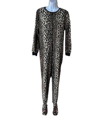 Женская пижама с леопардовым принтом Nick & Nora комбинезон цельная пижама M - Изображение 1 из 4