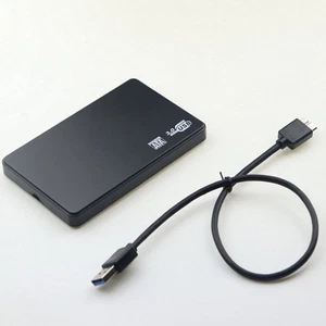 Plastic 2.5" SATA to USB 3.0/2.0 HDD Enclosure Mobile Hard Drive Disk Cases - Afbeelding 1 van 13