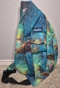 KAVU Original Rope Sling Bag Crossbody Backpack Galaxy Space - Picture 1 of 5