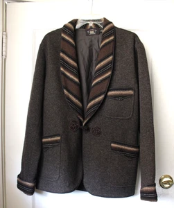 RRL Ralph Lauren double rl wool southwestern smoking jacket coat chimayo mens M - Picture 1 of 8