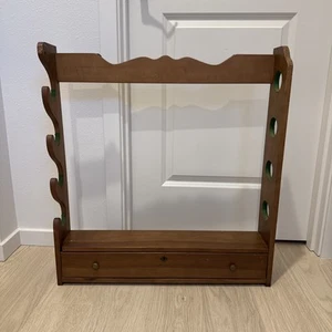De colección Montaje en Pared de Madera 4 Pistolas Rifle Escopeta Caza Estante de Exhibición Hogar PLS LEER - Imagen 1 de 24