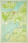 John Bartholomew 1903: Environs Of Inverness & Environs Of Oban