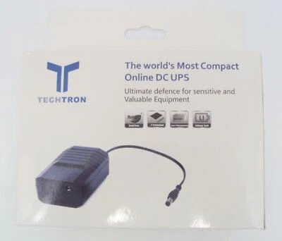 New TechTron 5-12V Mini On-Line DC UPS A-1020AA In 5-12V DC/AC Out 5-12V DC 10W
