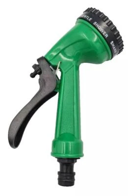 4 Function Spray Nozzle - Water Hose Gun Multi Pattern Garden Adjustable Mist - Image 1 of 2