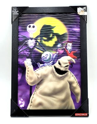 The Nightmare Before Christmas Disney 3D Comic Wall Picture 13 x 19 Oogie Boogie Foto 1 de 2