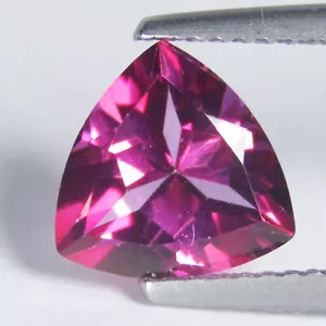 3.02Cts Classic 100% Natural Pink Topaz 9mm Trillion Cut Loose Gems Ref VDO - Picture 1 of 4