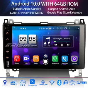 9" DAB+Autoradio Android 12.0 für Mercedes Benz Klasse A/B Vito Sprinter Carplay - Bild 1 von 12