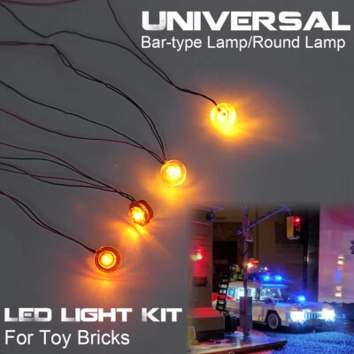 4 LED à Ronde Lumineuse Pour LEGO Jouets 10220 21108 Lumières d'interface USB - Photo 1/4