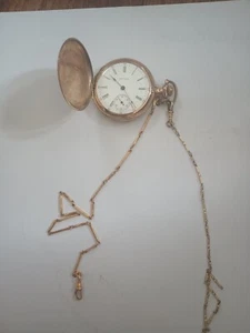 Antike Serviced Waltham Hunter Gehäuse Gold Filled Taschenuhr Seriennr. - Bild 1 von 14