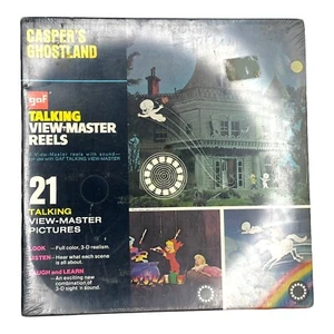 Talking View Master Casper the Friendly Ghost 3 Reel Set Vintage - Picture 1 of 2