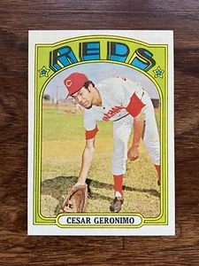 1972 Topps #719 Cesar Geronimo Cincinnati Reds  Ex High Number - Picture 1 of 2