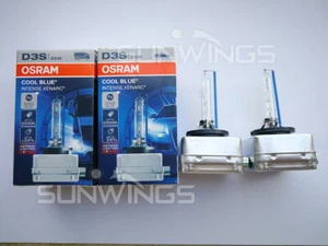 10PCS NEW PAIR OSRAM XENARC D3S 66340CBI Cool Blue 5000K HID XENON LIGHT BULB - Picture 1 of 3