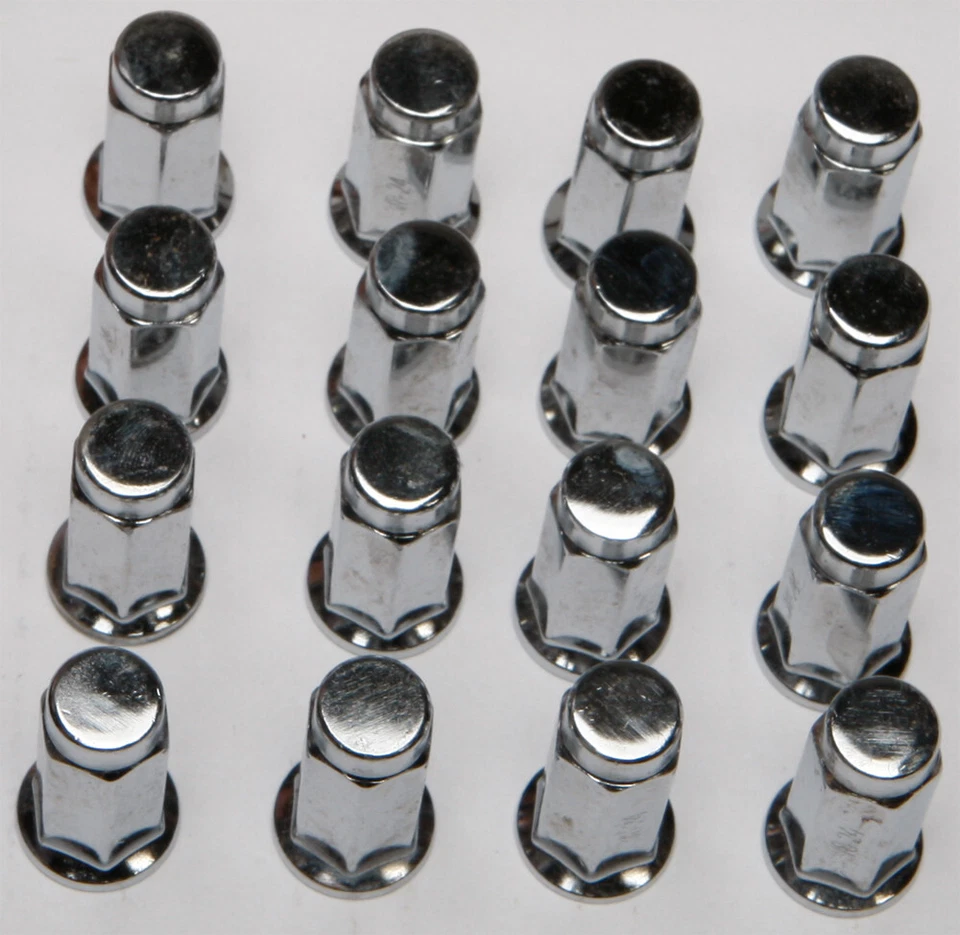 ITP 2006-2009 Sportsman 500 Efi Polaris 16/PK 3/8"-24 FLAT BASE CHROME LUG NUTS - Image 1 of 1