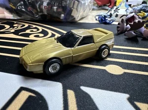 Vintage 1985 Bandai Gold Corvette Japan GoBots Transformers Car - Picture 1 of 6